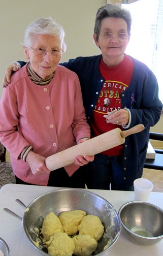Historical baking activity at Richland Manor